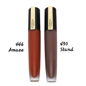 L'Oréal Matte Lip Stain Duo 446 & 430